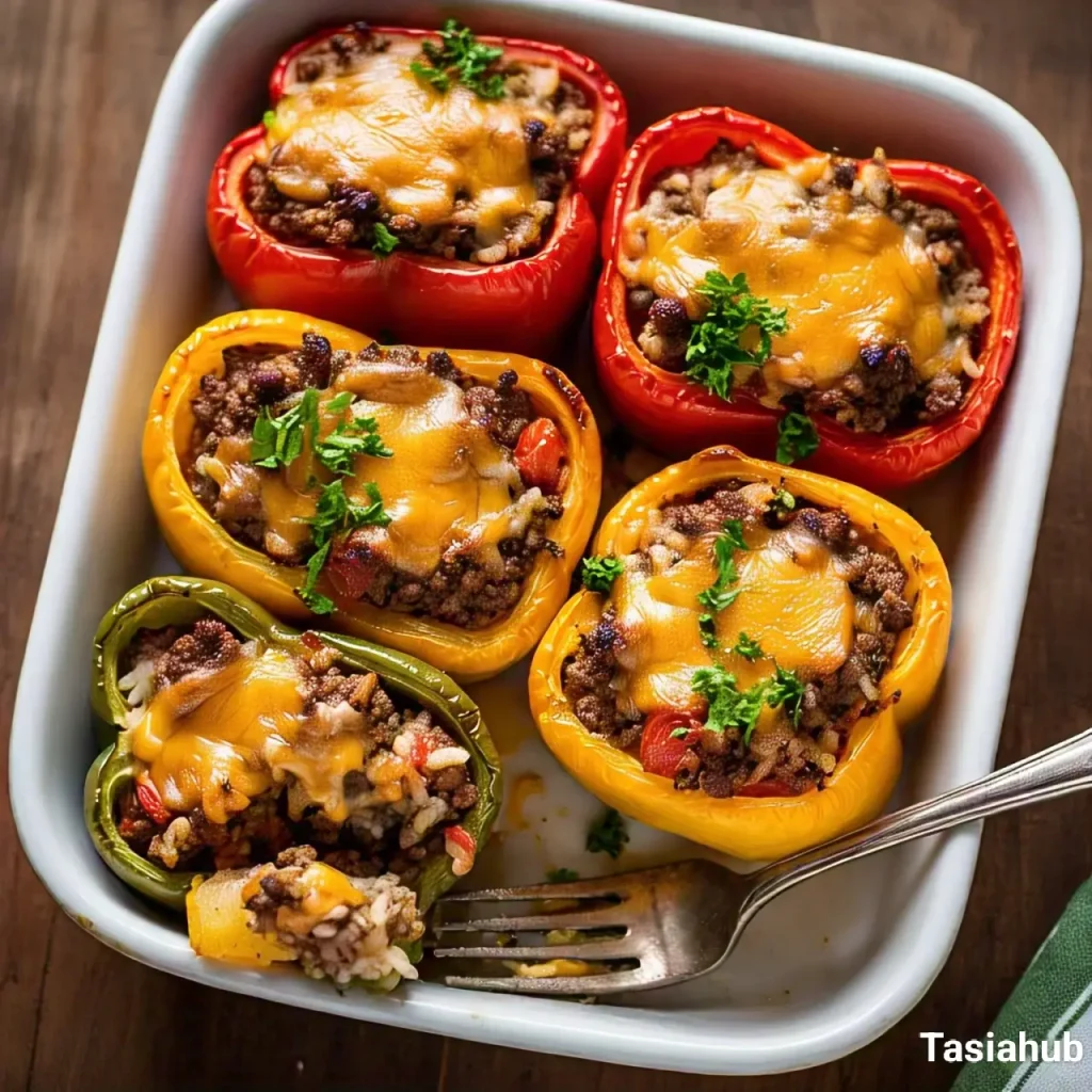 stuffed bell peppers with rice