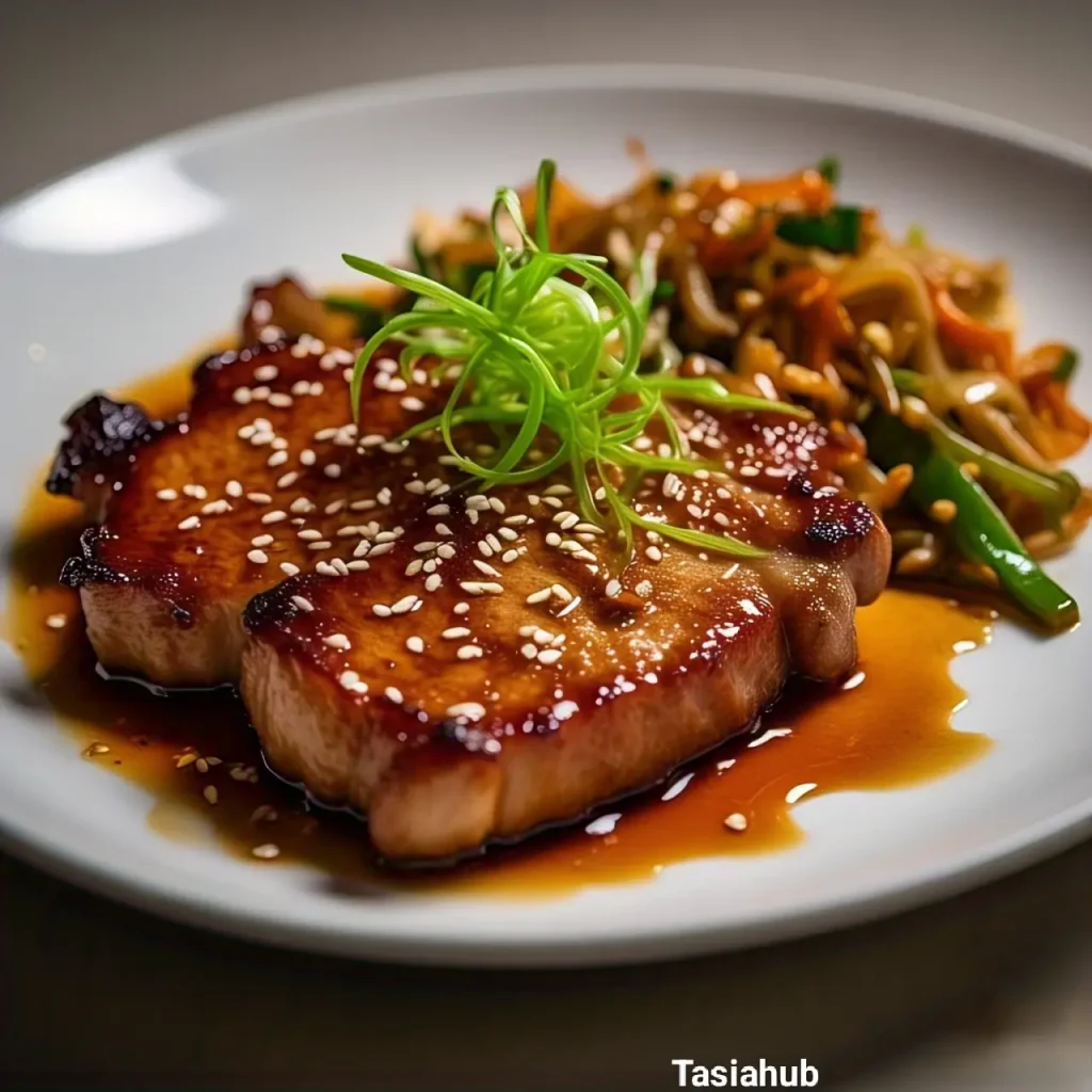teriyaki pork chops