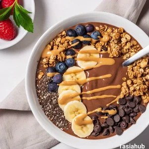 Chocolate smoothie bowl