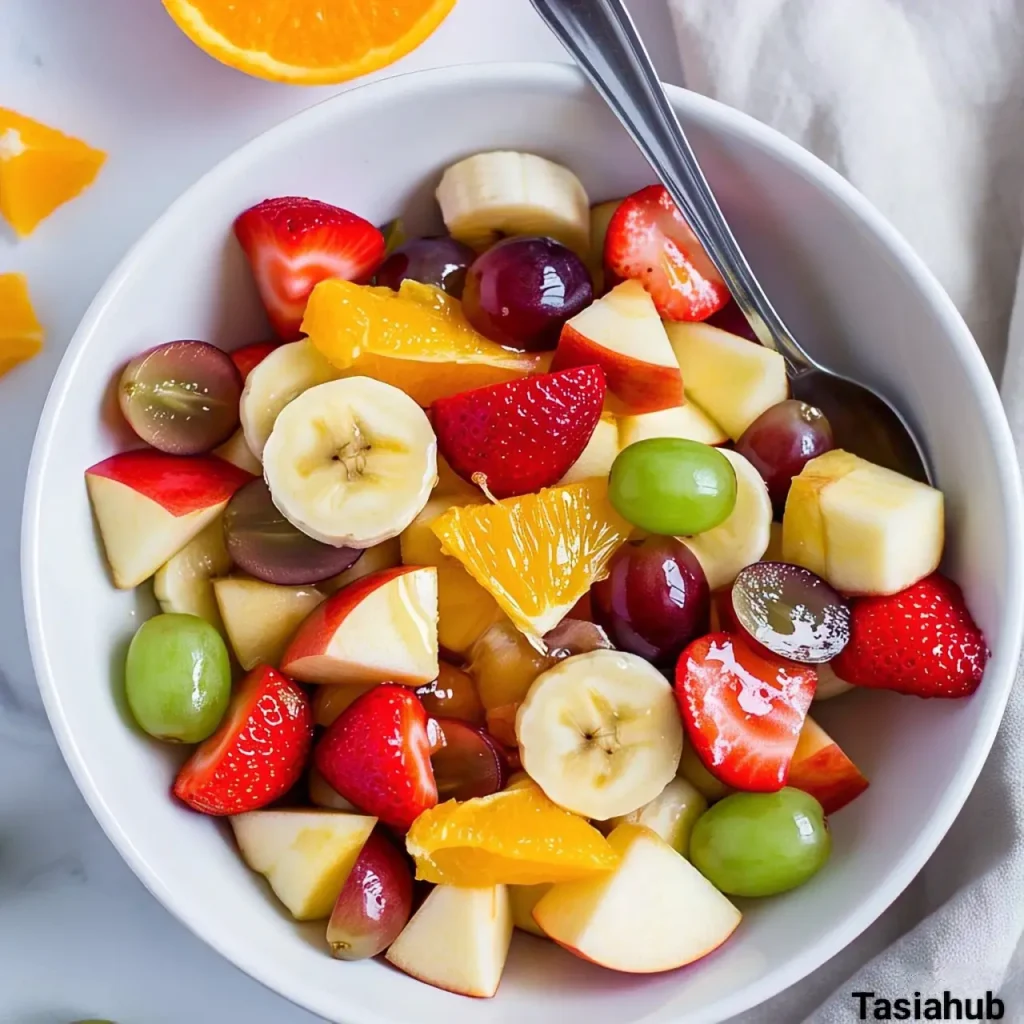 A bowl of fruit salad
