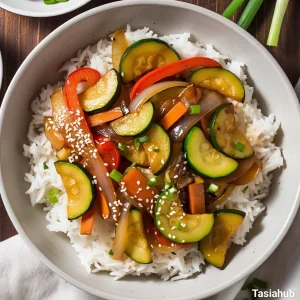 Zucchini stir fry