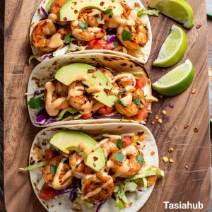 Spicy shrimp tacos