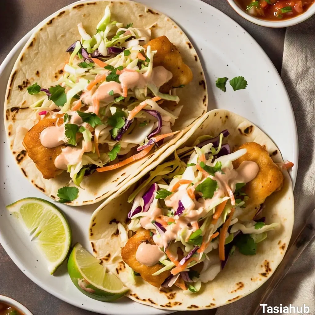 Baja fish tacos