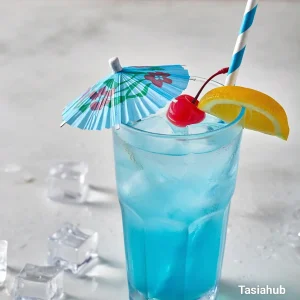 Blue lagoon mocktail