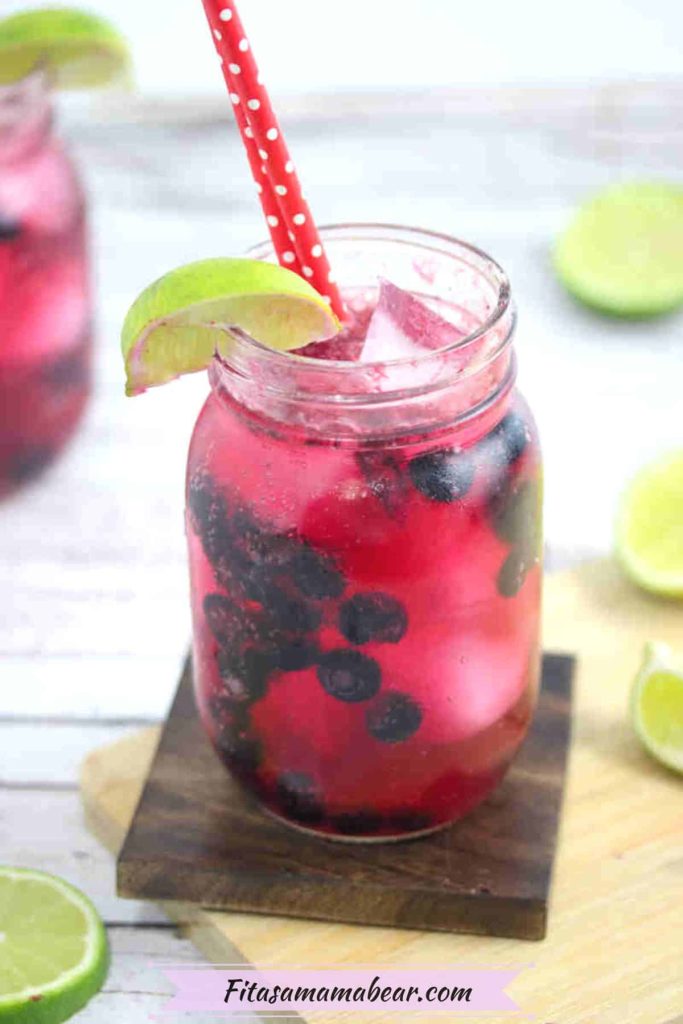 Blueberry mocktail recipe 1