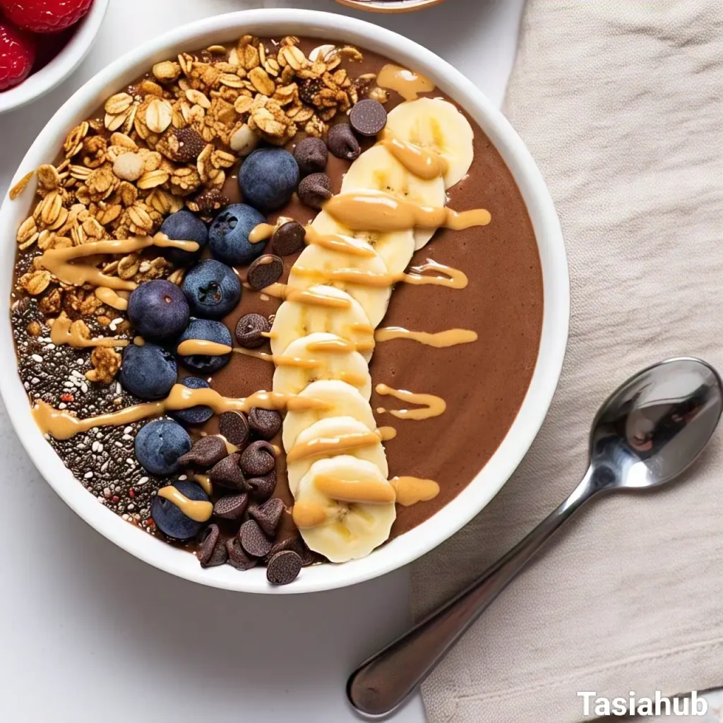 Chocolate smoothie bowl