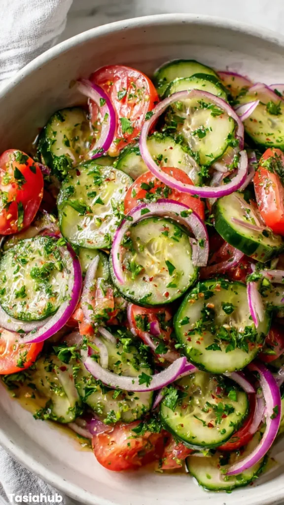 Cucumber Tomato Salad recipe