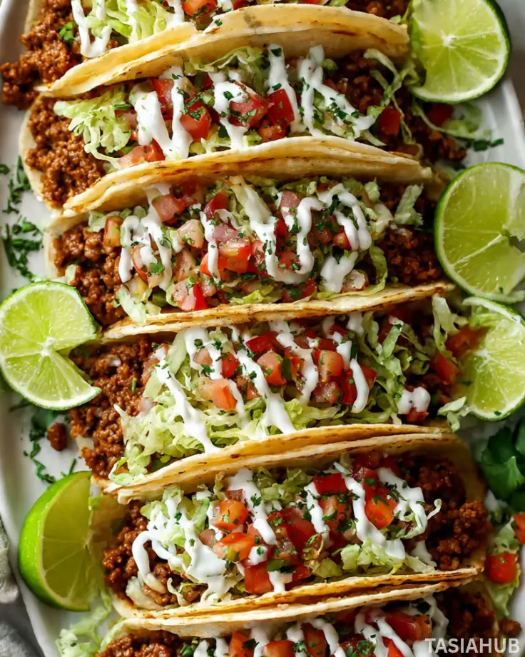 Ground beef tacos
