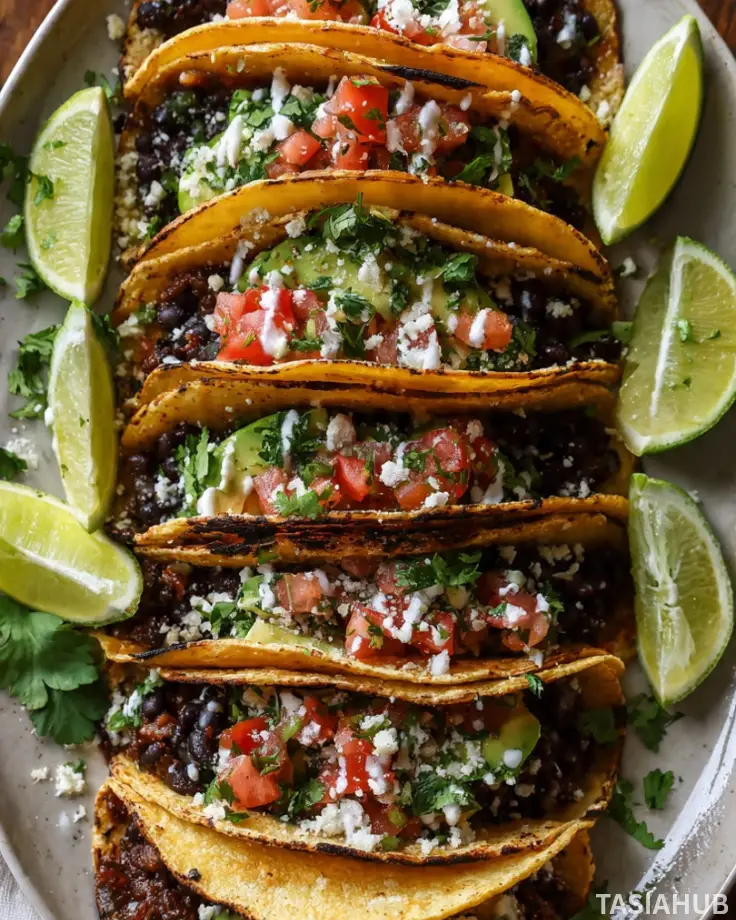 Black bean tacos