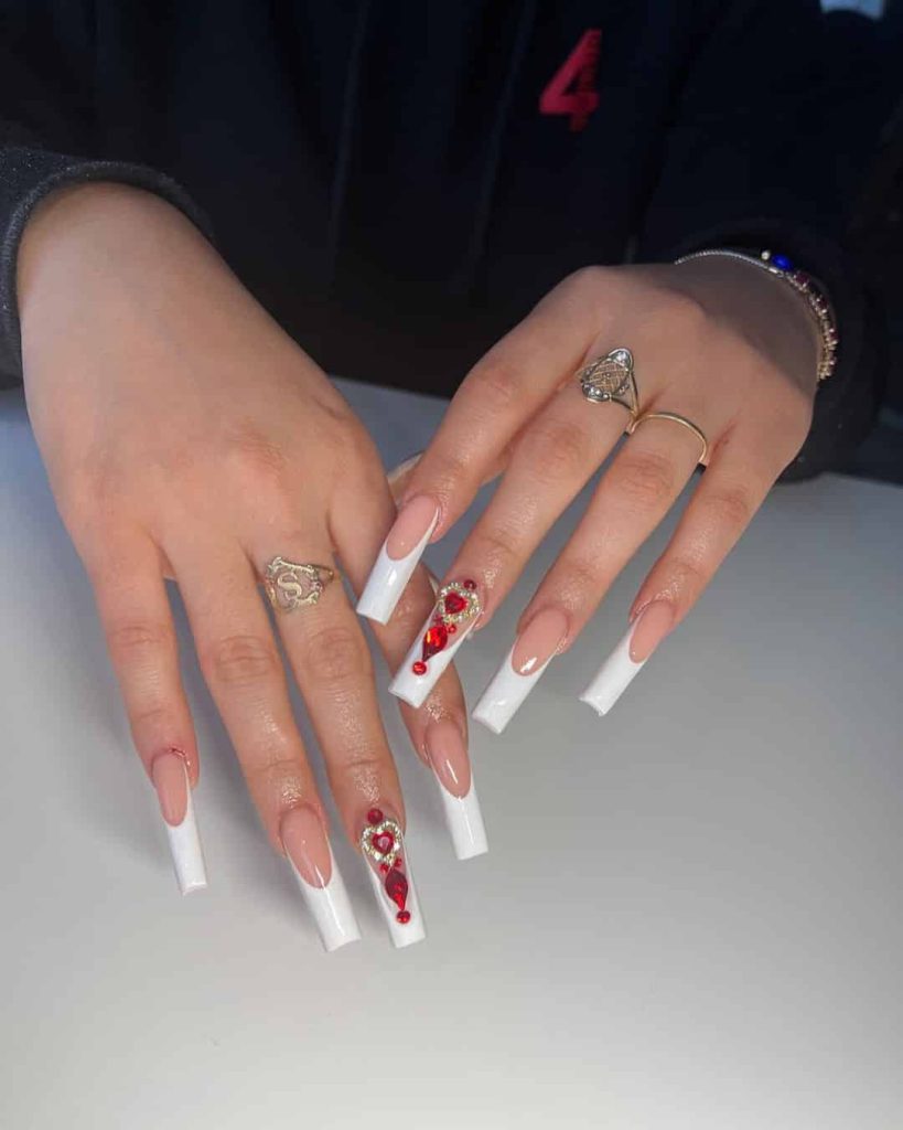 French tip nails 2022040501