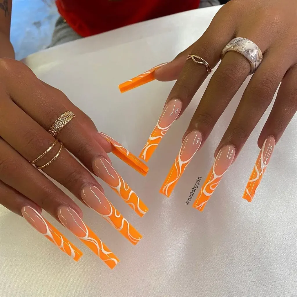 French tip nails 2022040530