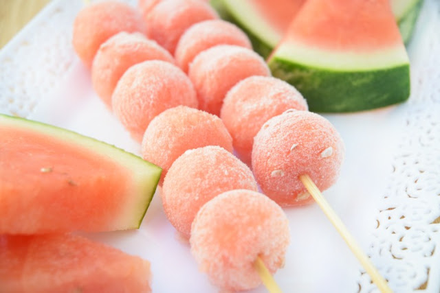 Frozen Watermelon Kabob Pops 8