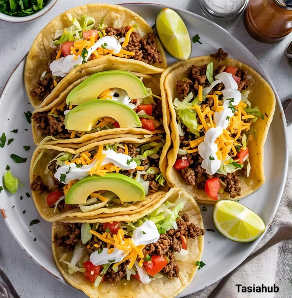 Ground beef tacos