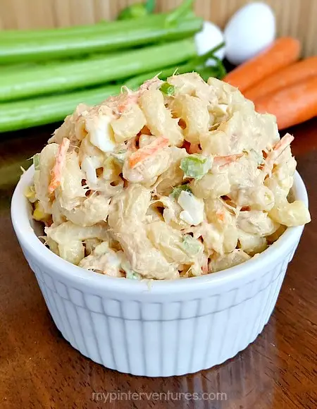 Hawaiian style tuna macaroni salad small