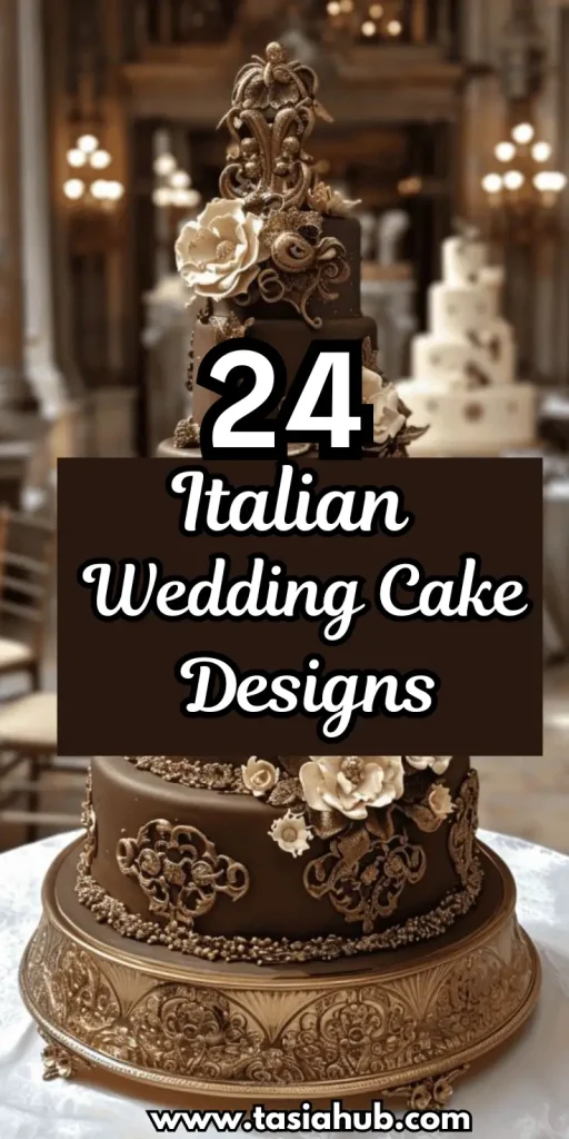 Italian wedding cake pin image 1