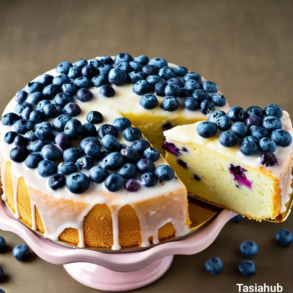 Lemon blueberry cake