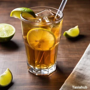 A glass of long Island iced tea