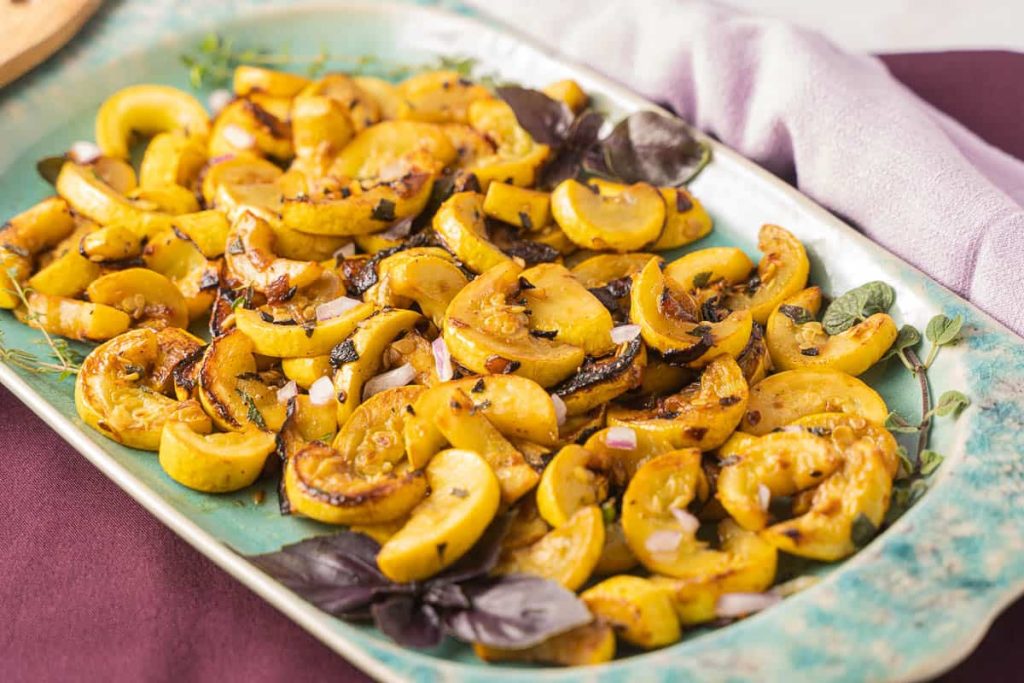 Pan Fried Yellow Squash hor 1