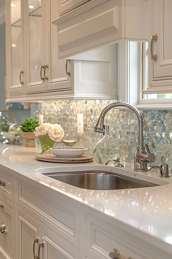 Seaside Glass Backsplashes