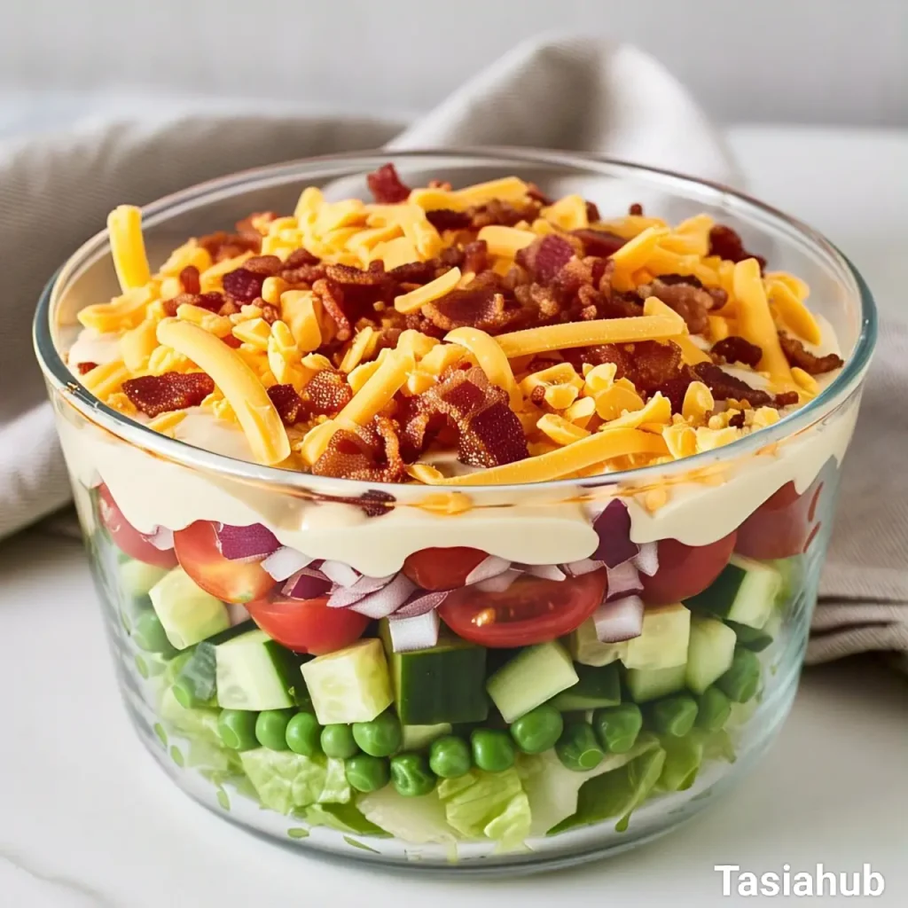 Seven layered salad