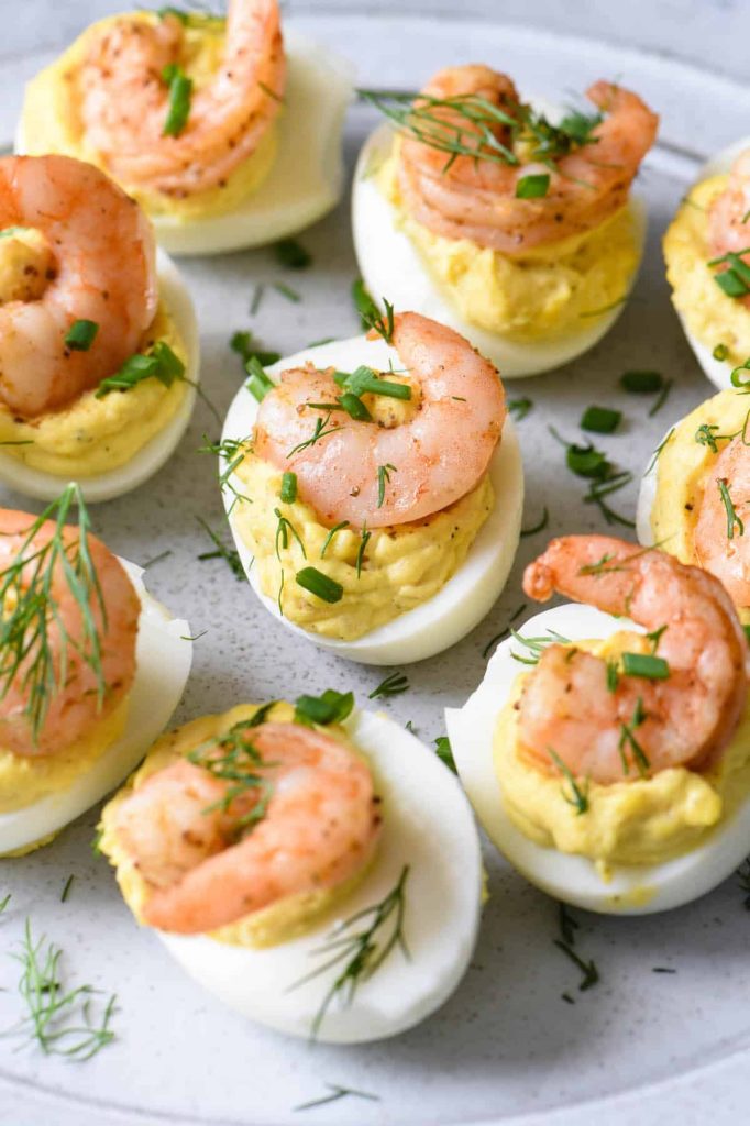 Shrimp Deviled Eggs 8