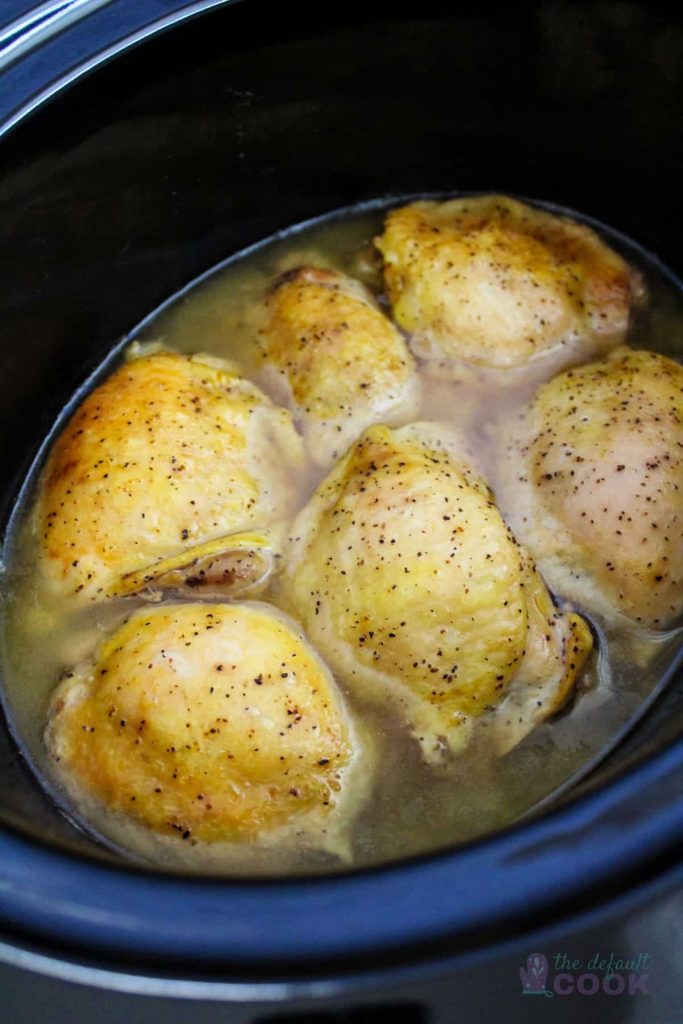 Slow Cooker Lemon Pepper Chicken 4