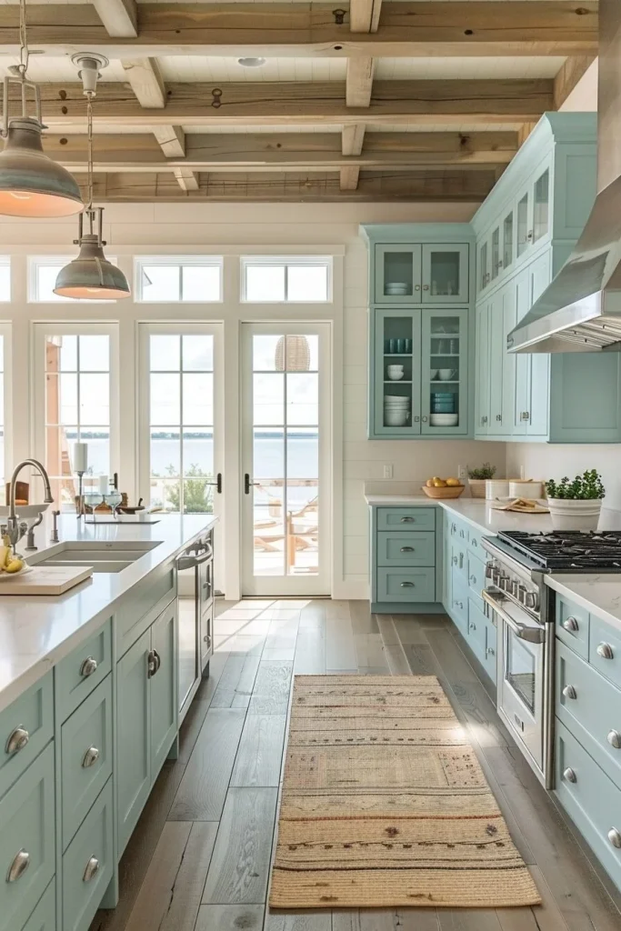 Warm Wooden Floors with Sea Views