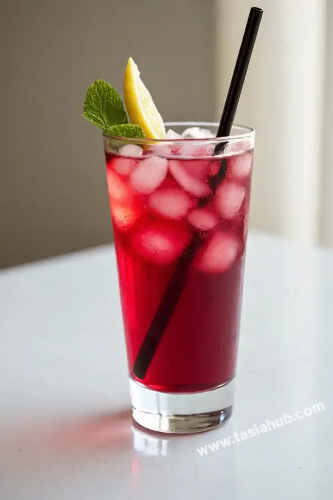 a glass of sleepy girl mocktail 1