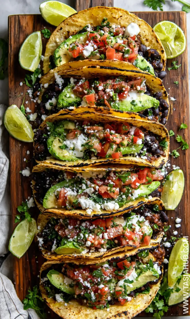 black bean tacos