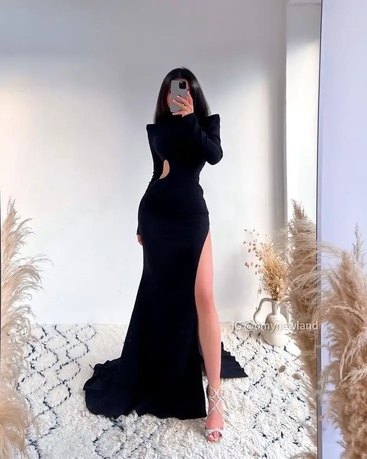 black wedding dress 11