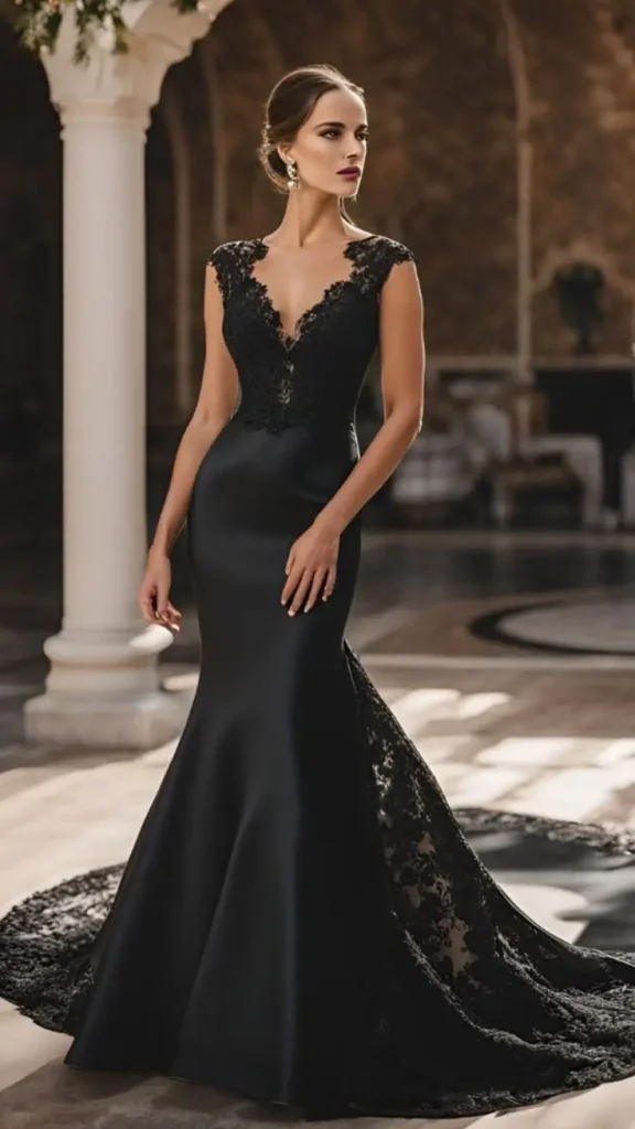 black wedding dress 17