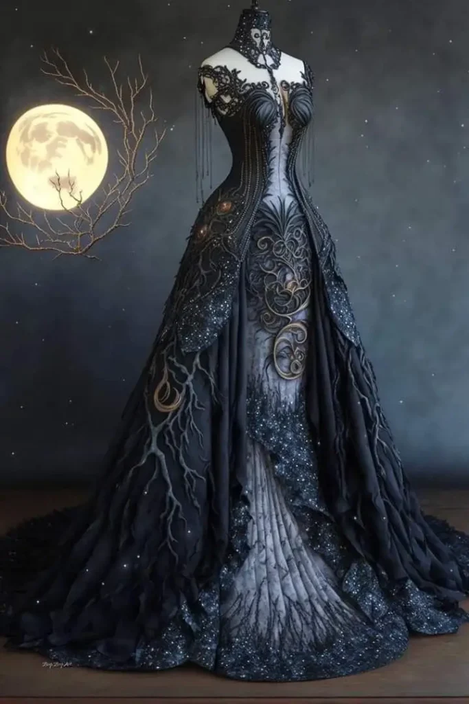 black wedding dress 29 1