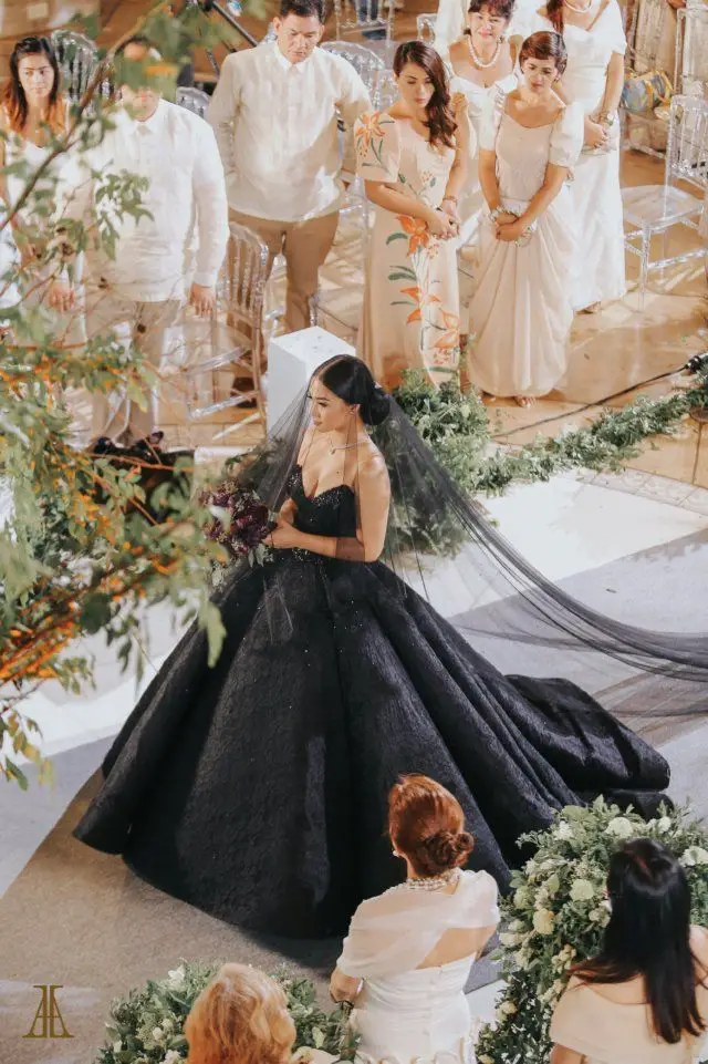 black wedding dress 9