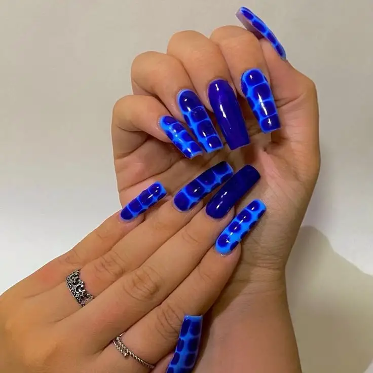 30 Stunning Blue Summer Nails