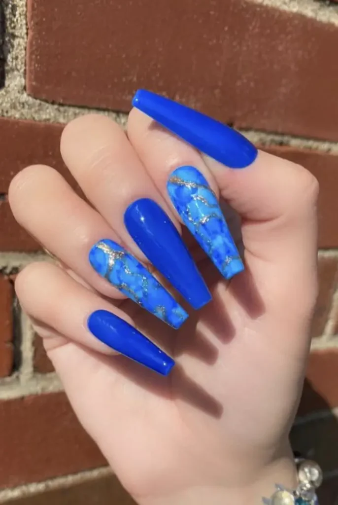 blue summer nails 8