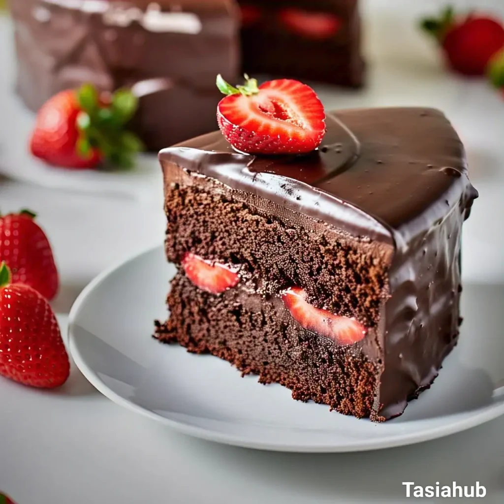 chocolate strawberry cake