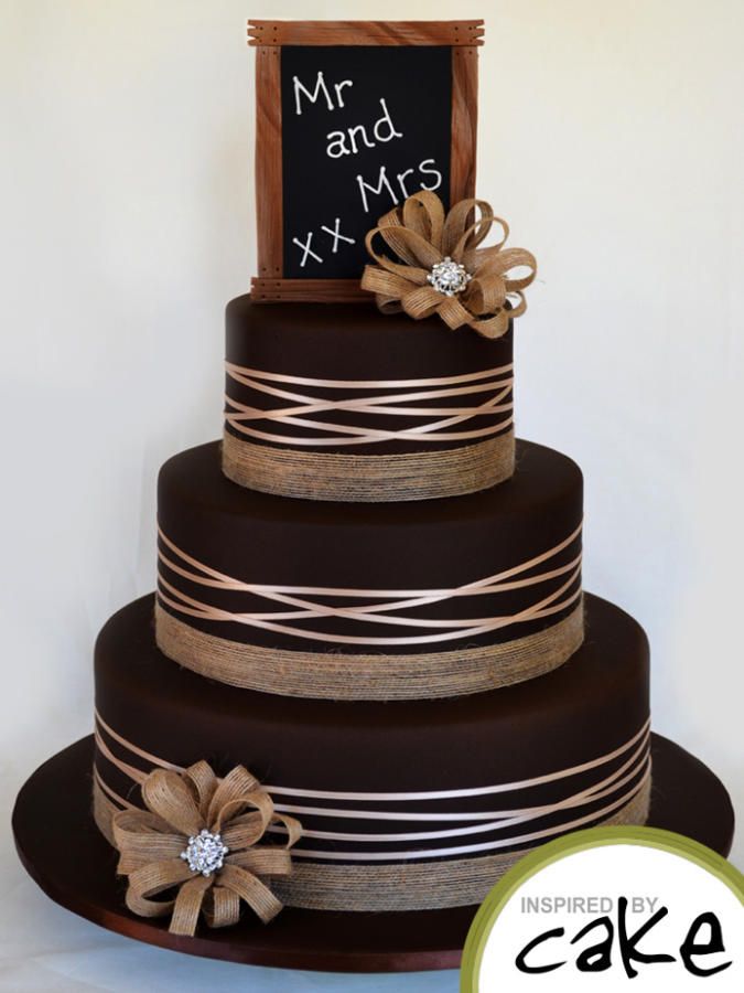 chocolate wedding cake 14
