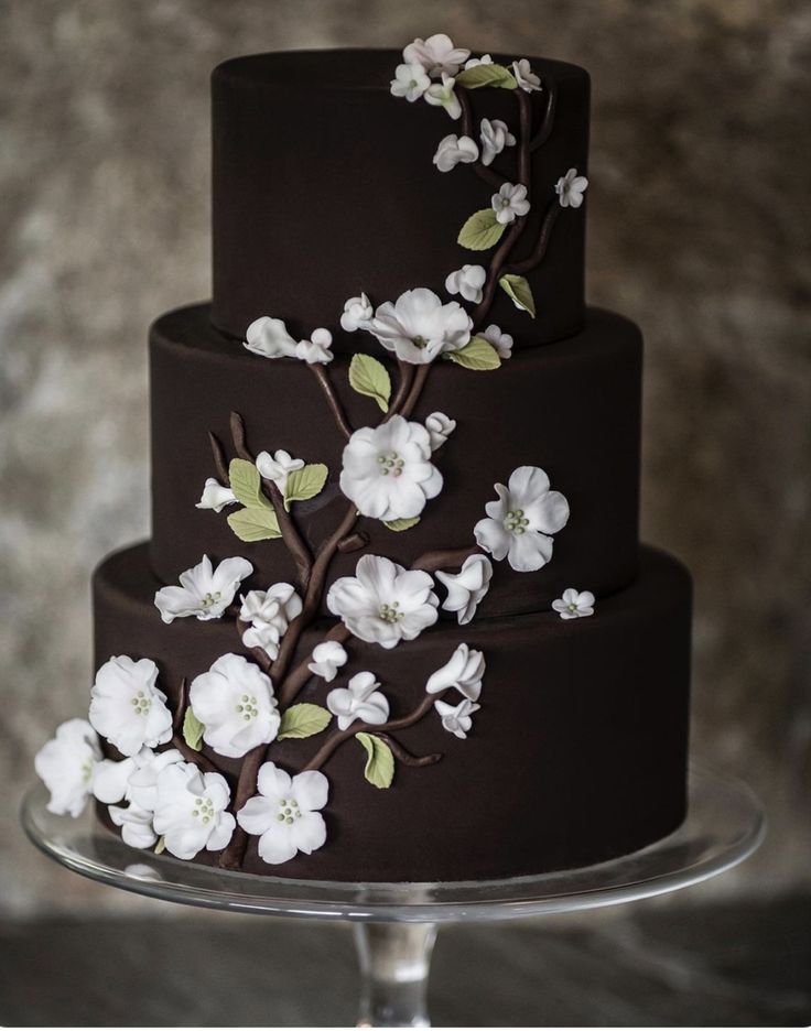 chocolate wedding cake 17