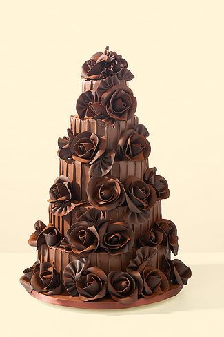 chocolate wedding cake 27