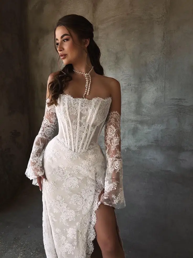 corset wedding dress