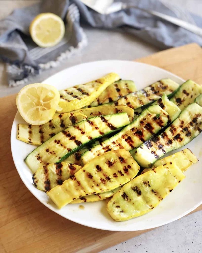 easy grilled zucchini and squash
