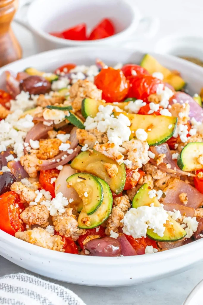 ground chicken skillet