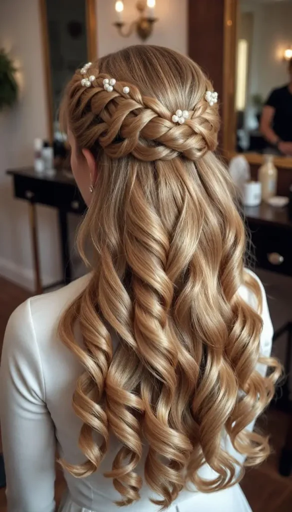 half up half down hair 12