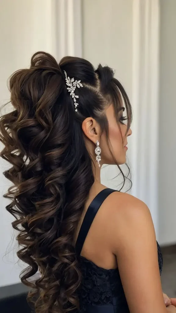 half up half down hair 18