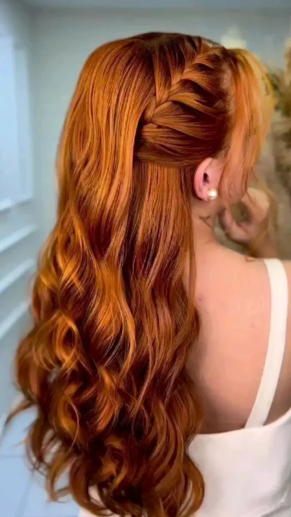 half up half down hair 24