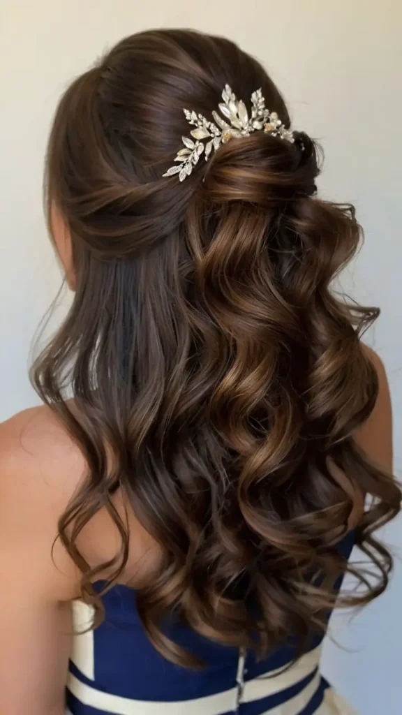 half up half down hair 28