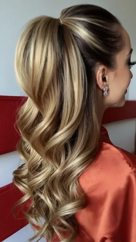 half up half down hair 29