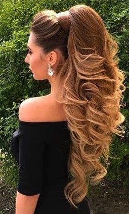 half up half down hair 34