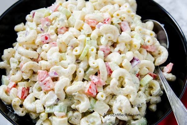 herbed cheese and veggie macaroni salad recipe 07