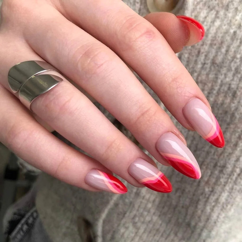 modern nail art nude red 1024x1024 1